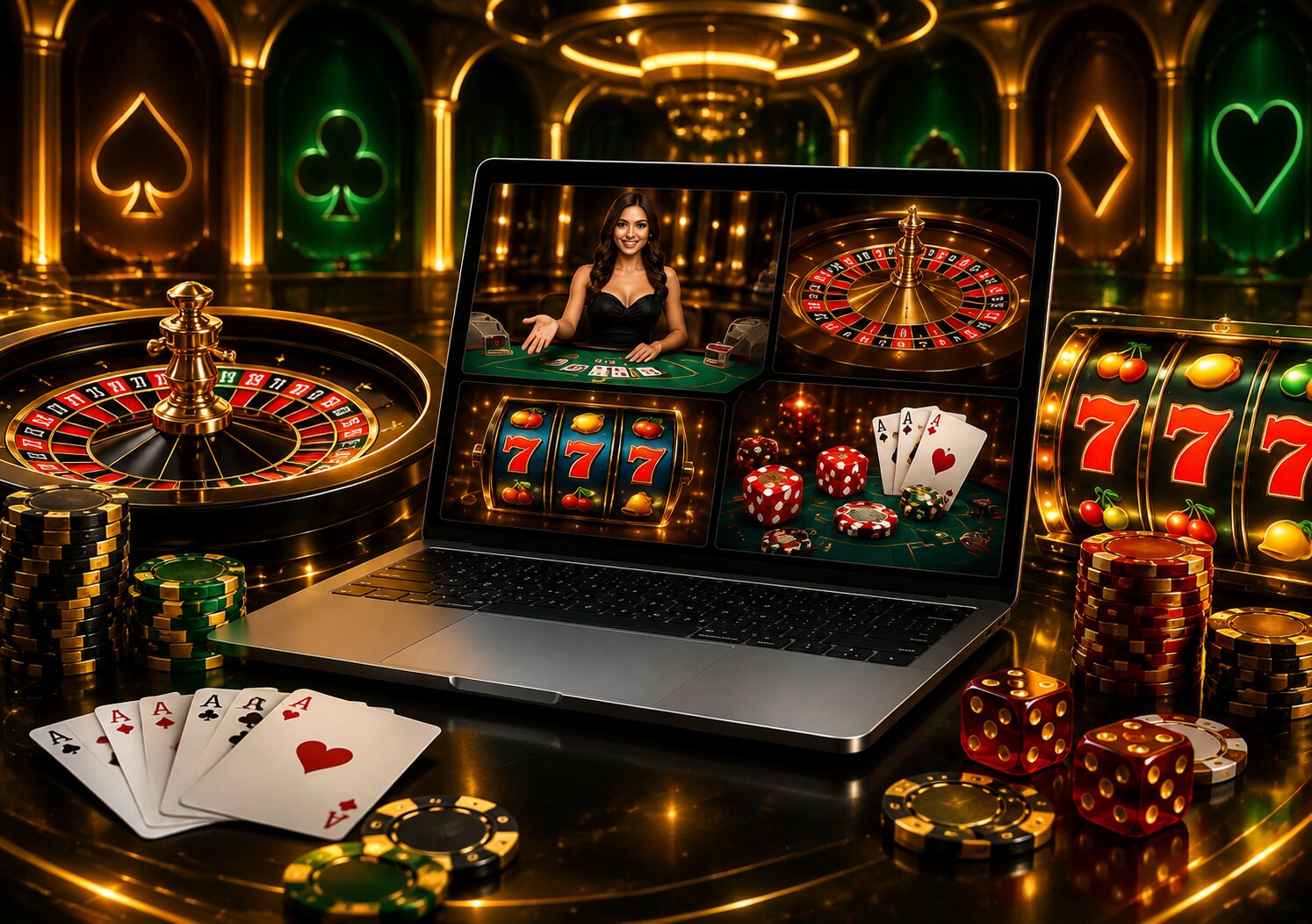 Explore Live Casino, Slots and Interactive Games